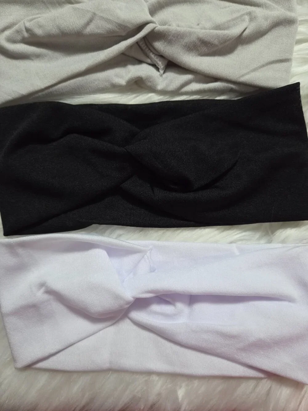 Set of 4 Stretchy Twist Knotted Headbands